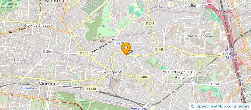 localisation de l'entreprise SPORT OPEN  FONTENAY-SOUS-BOIS