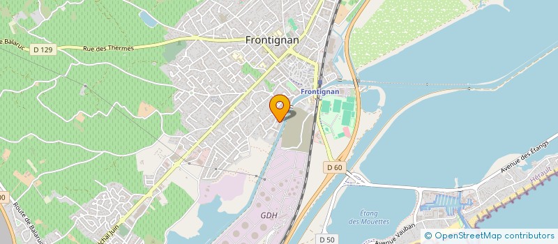 localisation de l'entreprise SPORT PAR FE à FRONTIGNAN