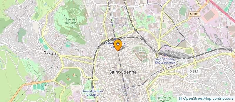 localisation de l'entreprise SPORT PASSION 42  SAINT-ETIENNE