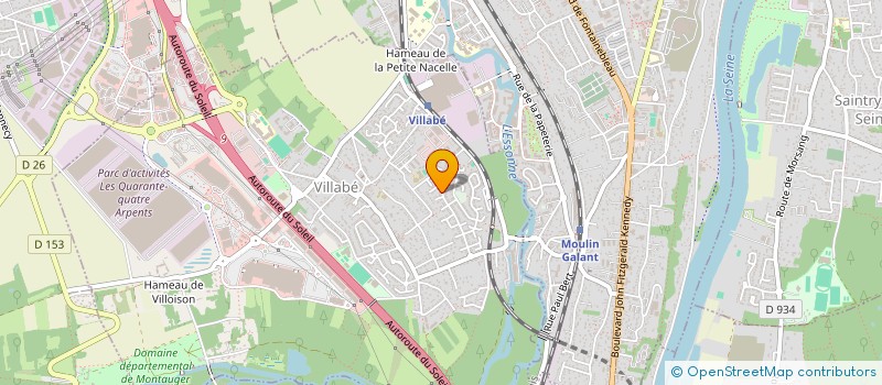 localisation de l'entreprise SPORT PASSION  VILLABE