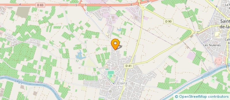 localisation de l'entreprise SPORT , PILATES ET BIEN ETRE  CLAIRA