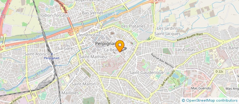 localisation de l'entreprise SPORT PLEIN AIR CULTURE à PERPIGNAN