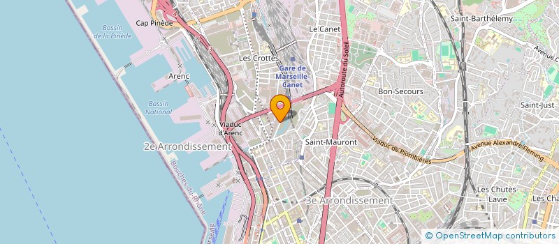 localisation de l'entreprise SPORT PLUS à MARSEILLE