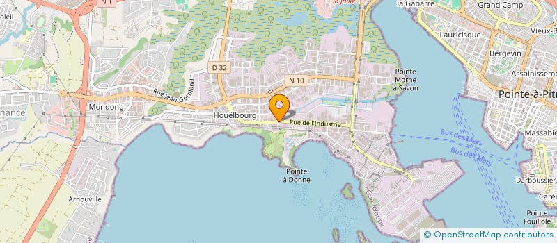 localisation de l'entreprise SPORT PLUS à BAIE-MAHAULT
