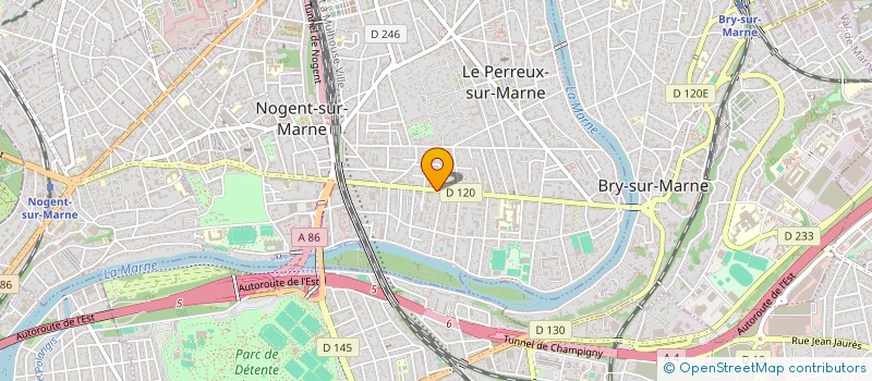 localisation de l'entreprise SPORT - POSTURE - CONSEIL à LE PERREUX-SUR-MARNE