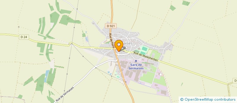 localisation de l'entreprise SPORT POUR TOUS à SERMAISES