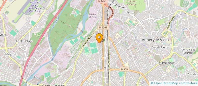 localisation de l'entreprise SPORT POUR TOUS !  ANNECY