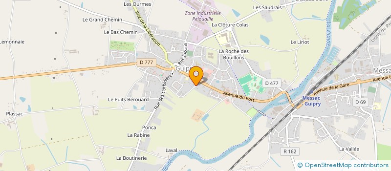 localisation de l'entreprise SPORT POUR TOUS GUIPRY MESSAC  GUIPRY-MESSAC