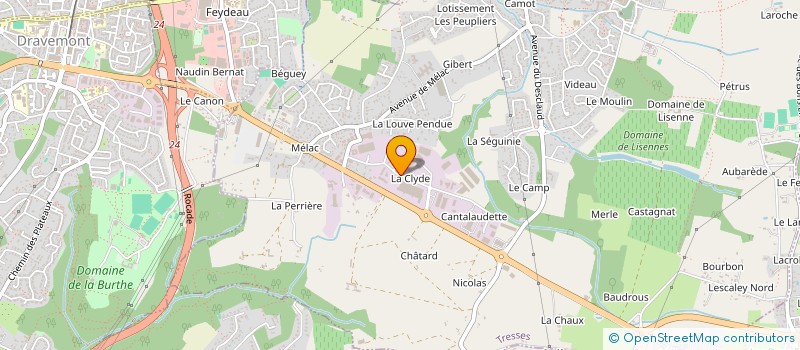 localisation de l'entreprise SPORT POUR TOUS, TOUS AU SPORT  TRESSES