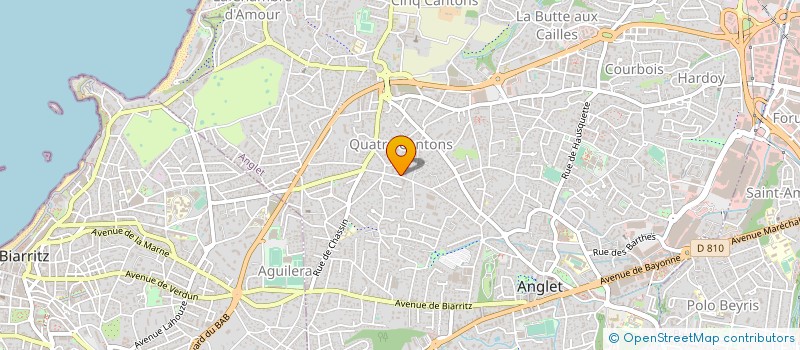 localisation de l'entreprise SPORT PRESTIGE à ANGLET