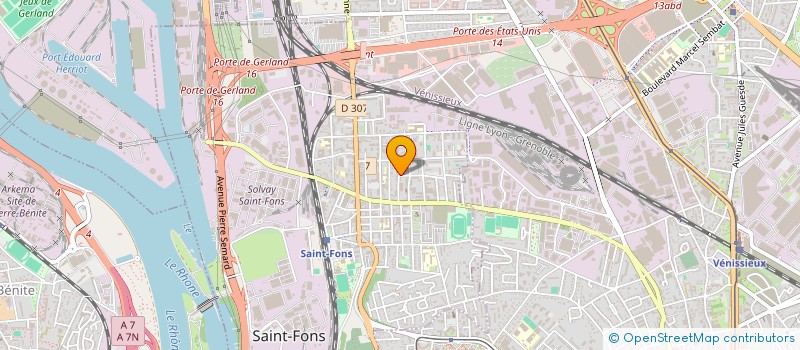 localisation de l'entreprise SPORT PRESTIGE  SAINT-FONS