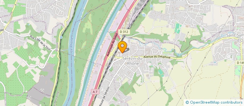 localisation de l'entreprise SPORT PROTECH GYMCONCEPT  SEREZIN-DU-RHONE