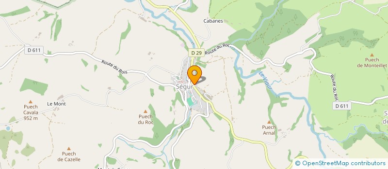 localisation de l'entreprise SPORT QUILLES DE SEGUR  SEGUR