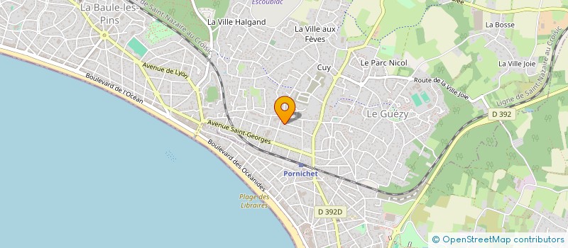 localisation de l'entreprise SPORT RUN WEST  LA BAULE-ESCOUBLAC