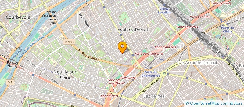localisation de l'entreprise SPORT'S à LEVALLOIS-PERRET