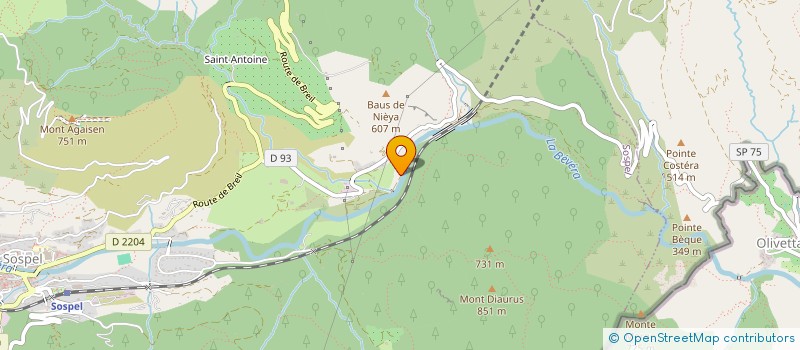 localisation de l'entreprise SPORT'S LIFE NICE  SOSPEL