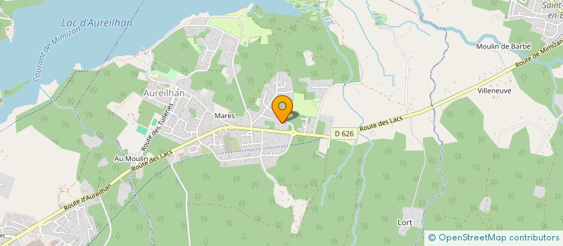 localisation de l'entreprise SPORT SANTE  AUREILHAN