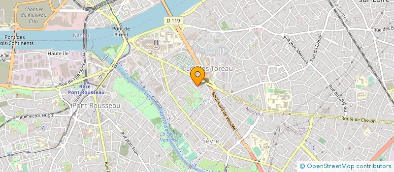 localisation de l'entreprise SPORT SANTE à NANTES