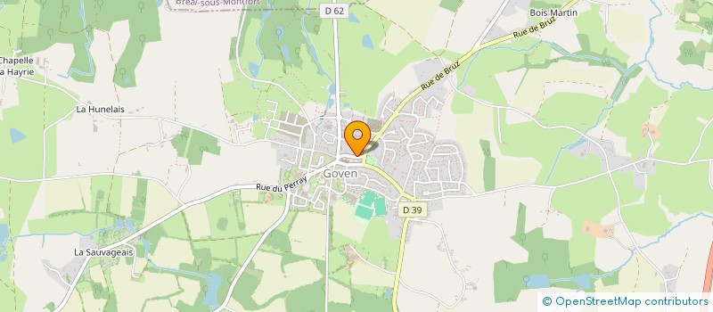 localisation de l'entreprise SPORT-SANTE BIEN ETRE EN MOUVEMENT  GOVEN