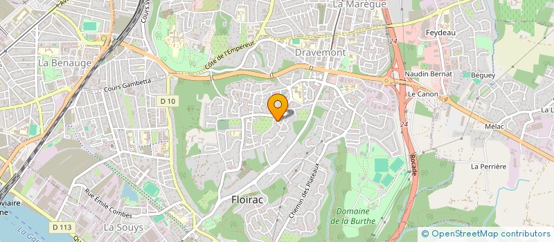 localisation de l'entreprise SPORT-SANTE BOULIAC  FLOIRAC