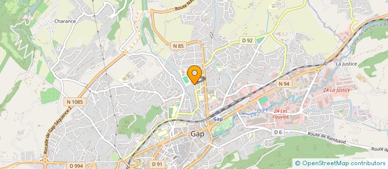 localisation de l'entreprise SPORT SANTE CHALLENGE  GAP