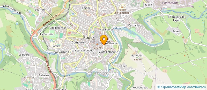 localisation de l'entreprise SPORT SANTE DEVELOPPEMENT  RODEZ