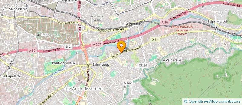 localisation de l'entreprise SPORT SANTE DIFFUSION à MARSEILLE