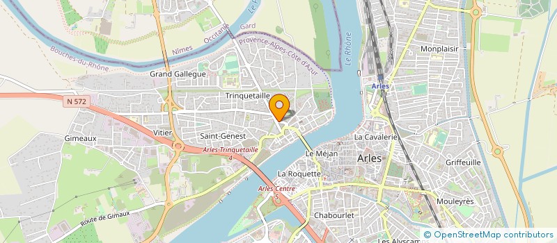 localisation de l'entreprise SPORT SANTE DU PAYS D'ARLES à ARLES