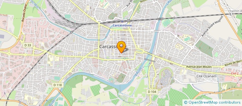 localisation de l'entreprise SPORT SANTE - HYGIENE VITALE  CARCASSONNE