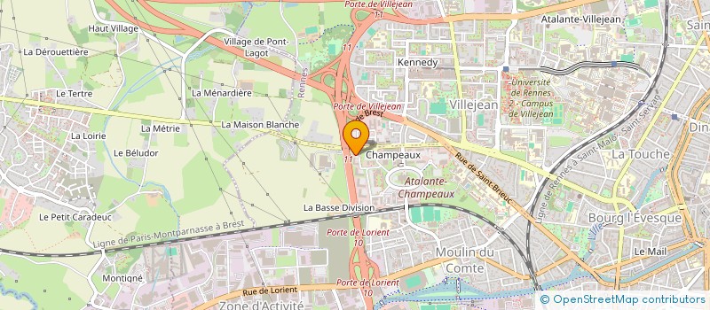 localisation de l'entreprise SPORT SANTE INSTITUT à RENNES