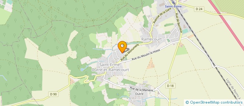 localisation de l'entreprise SPORT SANTE MIEUX ETRE  SAINT-ERME-OUTRE-ET-RAMECOURT