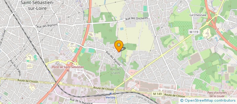 localisation de l'entreprise SPORT SANTE & PREPARATION PHYSIQUE à SAINT-SEBASTIEN-SUR-LOIRE