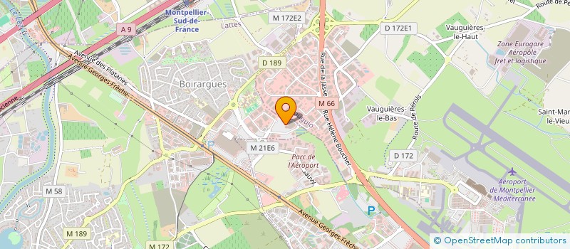 localisation de l'entreprise SPORT SELECT à LATTES