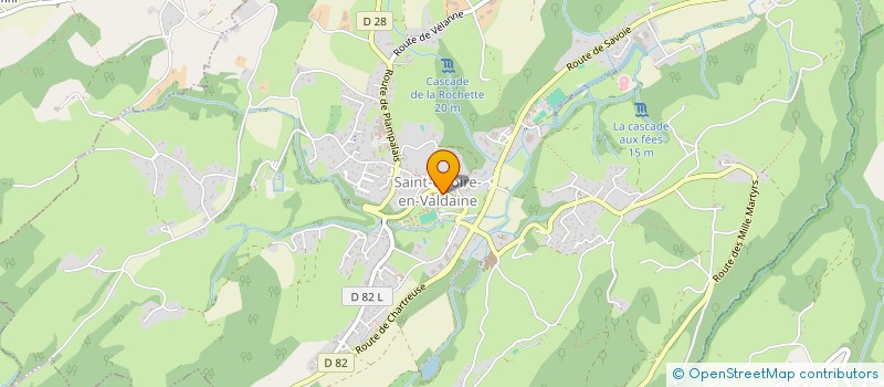 localisation de l'entreprise SPORT SOLIDARITE VALDAINE  SAINT-GEOIRE-EN-VALDAINE