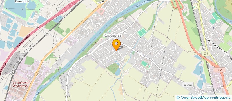 localisation de l'entreprise SPORT-SOLUTION à ROQUETTES