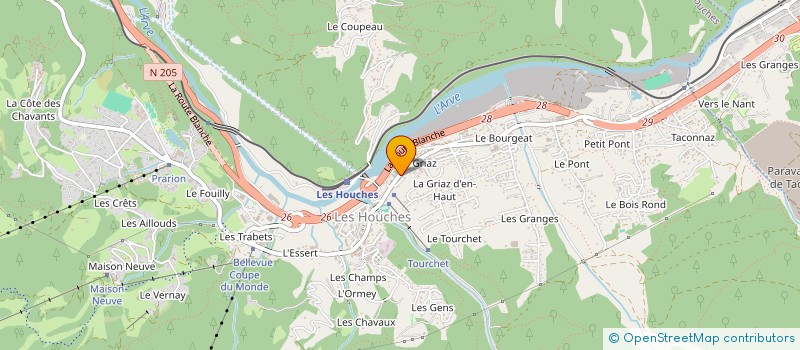 localisation de l'entreprise SPORT SPIRIT à CHARVONNEX