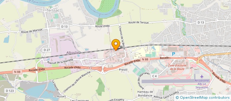 localisation de l'entreprise SPORT SYSTEM à TERSSAC