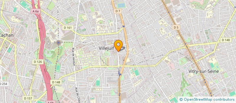 localisation de l'entreprise SPORT SYSTEM SUD à VILLEJUIF