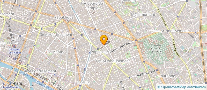 localisation de l'entreprise SPORT TECHNOLOGIE INNOVATION  PARIS