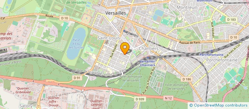 localisation de l'entreprise SPORT THERAPIE à VERSAILLES