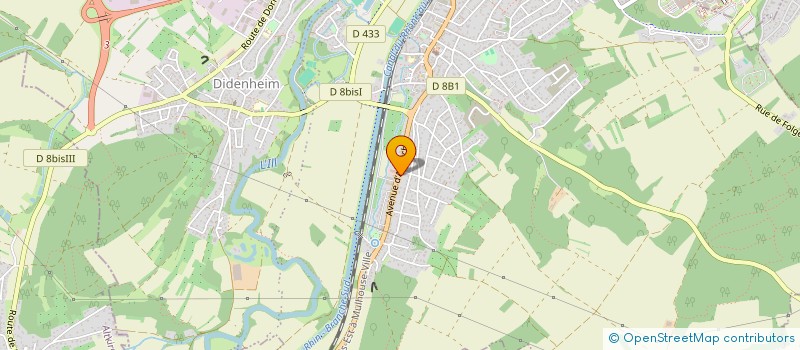 localisation de l'entreprise SPORT-TIME  BRUNSTATT-DIDENHEIM