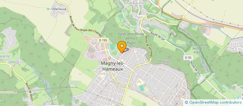 localisation de l'entreprise SPORT TOUCH  MAGNY-LES-HAMEAUX