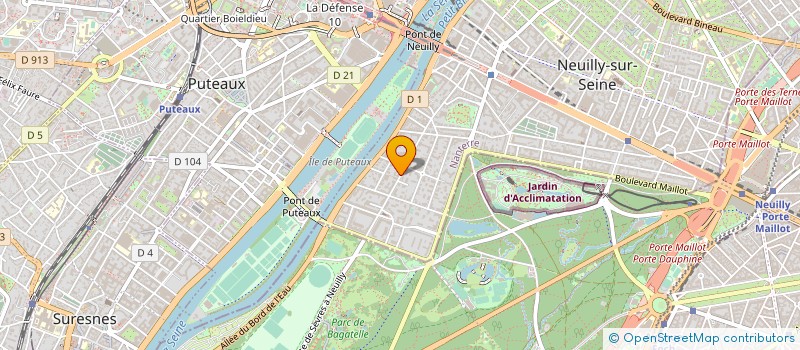 localisation de l'entreprise SPORT TRAVEL à NEUILLY-SUR-SEINE