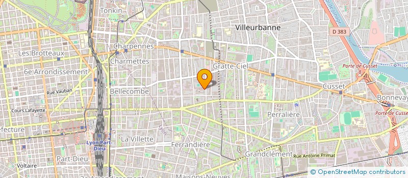 localisation de l'entreprise SPORT TRIPLE X à VILLEURBANNE