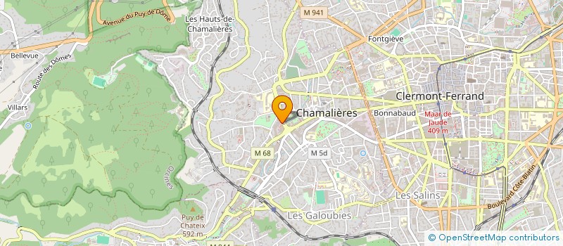 localisation de l'entreprise SPORT UP YOUR LIFE  CHAMALIERES