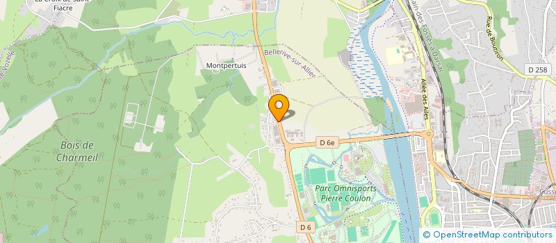 localisation de l'entreprise SPORT VAL D'ALLIER  BELLERIVE-SUR-ALLIER