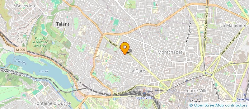 localisation de l'entreprise SPORT VALMY 2014 à DIJON