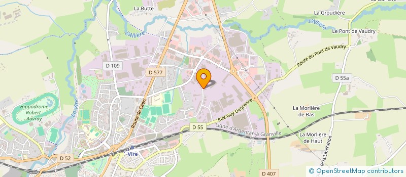 localisation de l'entreprise SPORT VELO 14 à VIRE-NORMANDIE
