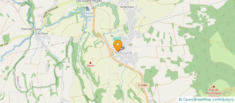 localisation de l'entreprise SPORT VOLCANS  NEBOUZAT