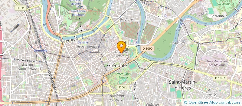 localisation de l'entreprise SPORT WEB REGION TV  GRENOBLE